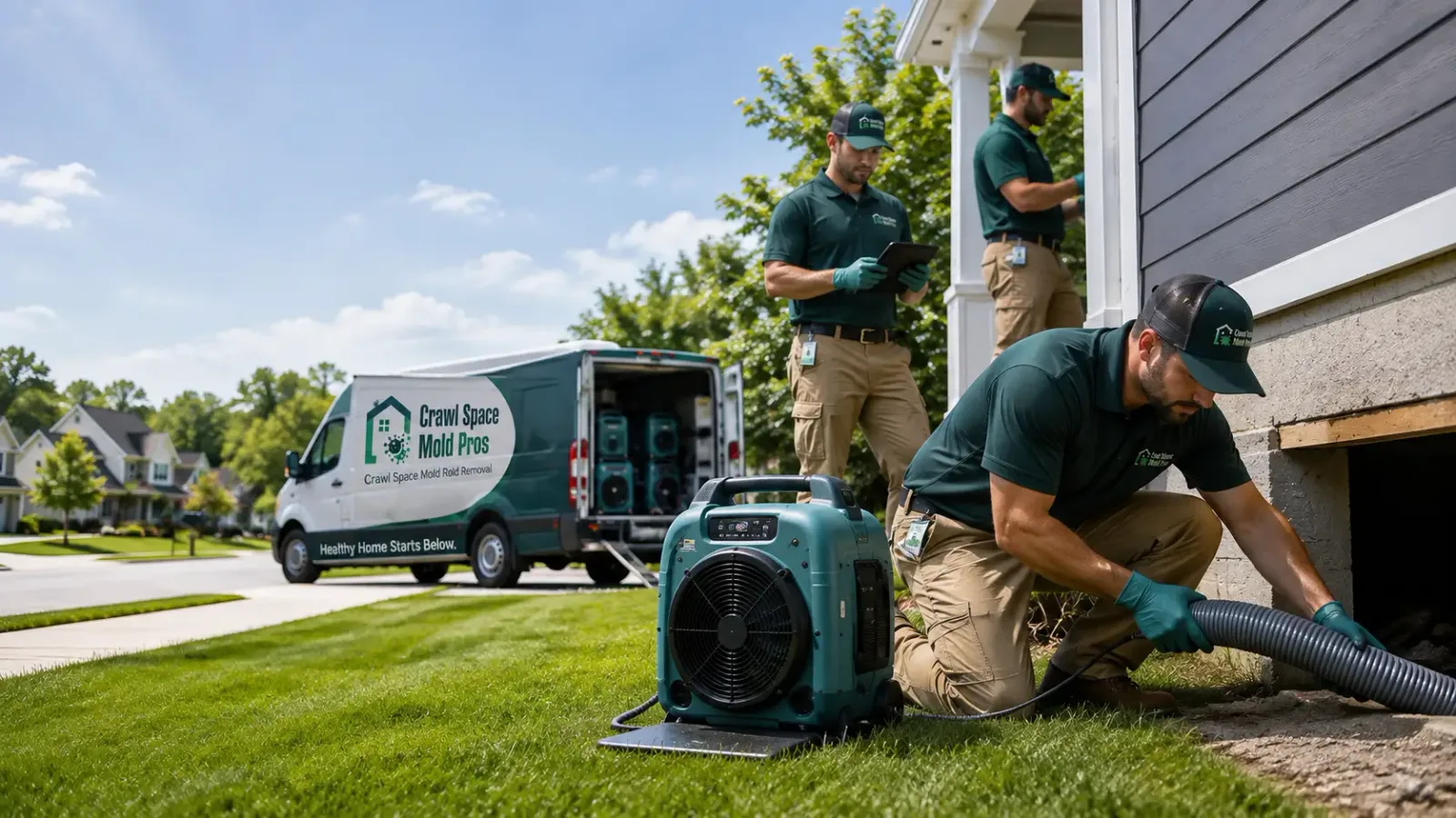 Crawl Space Mold Removal in Monroeville, PA